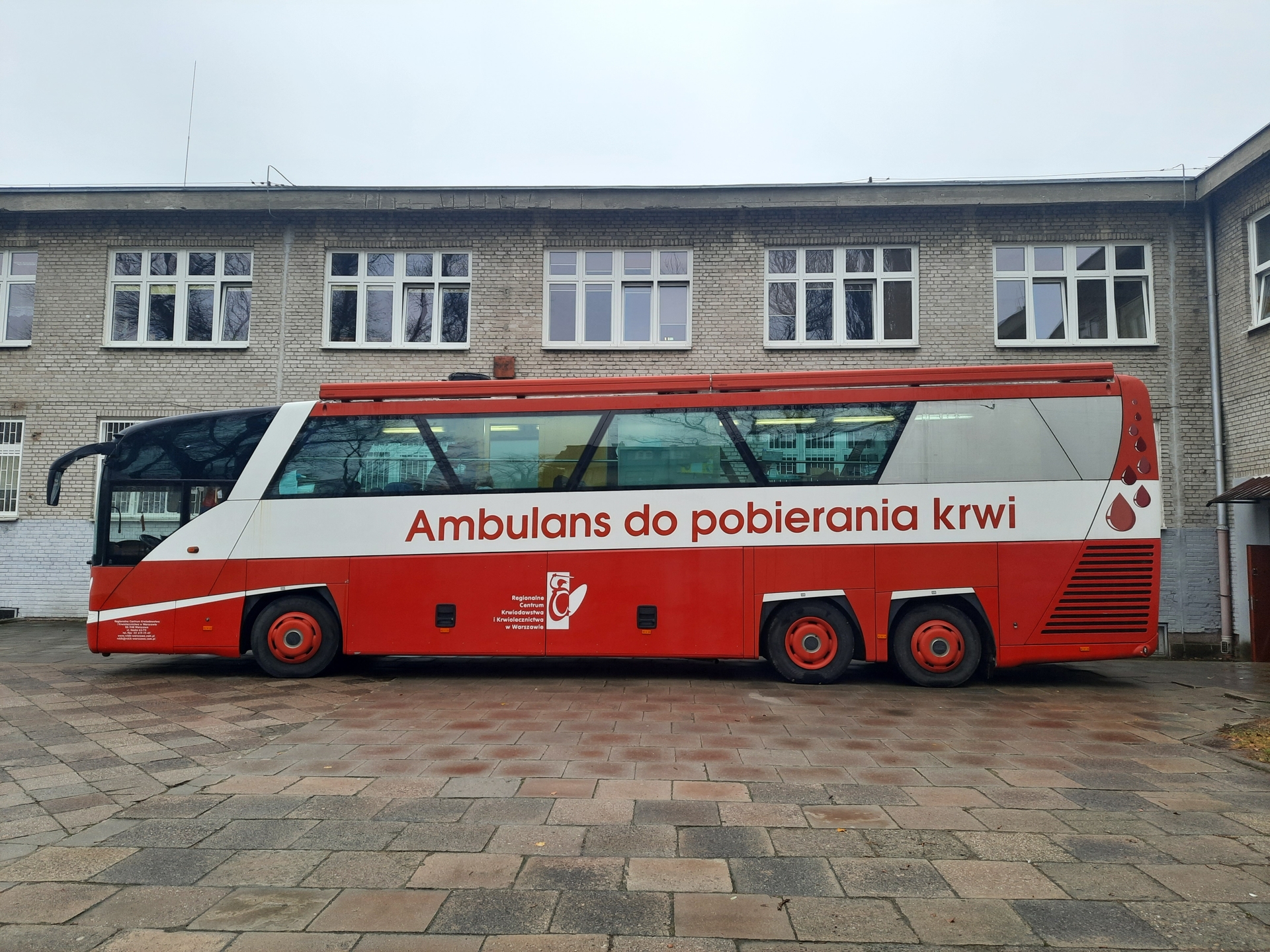 ambulans do pobierania krwi