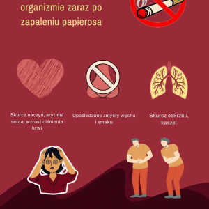 Co dzieje się w Twoim organiźmie zaraz po zapaleniu papierosa?