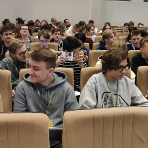 Uczniowie naszej szkoły na GIS DAY 2022