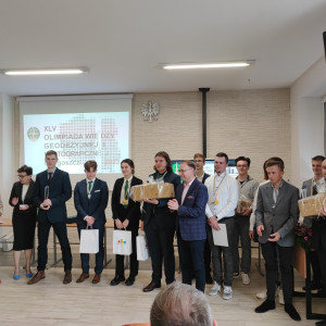 XLV Olimpiada Wiedzy Geodezyjnej i Kartograficznej za nami.