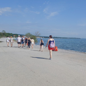 Geodeci na praktykach w Grecji