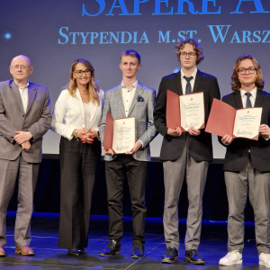 wreczenie stypendium Sapere Auso