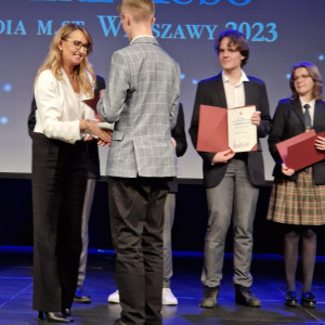 wreczenie stypendium Sapere Auso