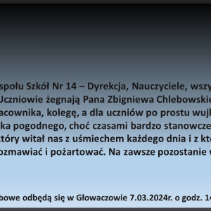 Pożegnanie