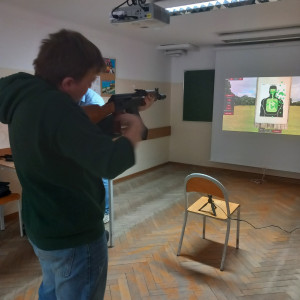 Zajęcia strzeleckie w ZS14