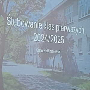 ślubowanie klas pierwszych