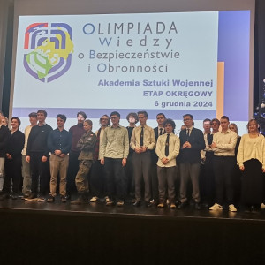 sukces naszych uczniów w Olimpiadzie wiedzy o Bezpieczeństwie i  Obronności