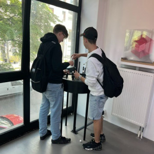 Uczniowie ZS14 w Cosmos Muzeum