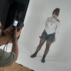 Udział ucznia w sesji fotograficznej, mentoringowej